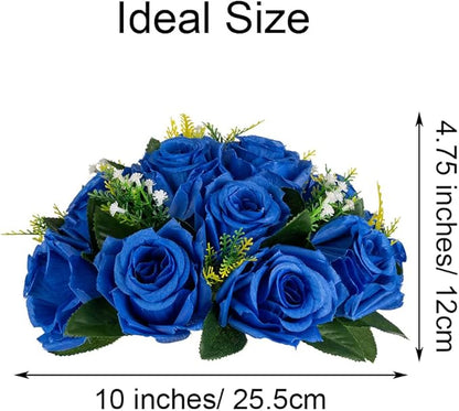 Flower Centerpieces for Wedding Tables: Wedding Table Decorations Royal Blue Flower Balls Centerpieces for Engagement Cerebration Party Center Pieces 10 Packs