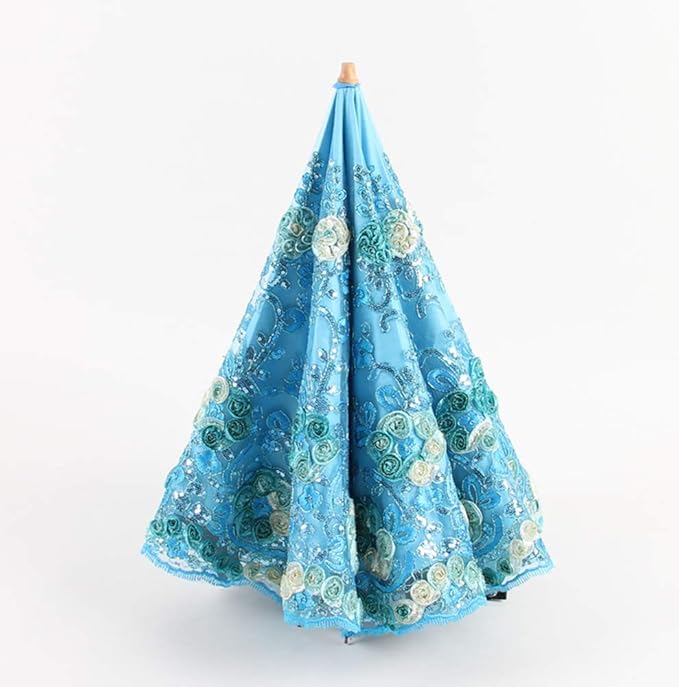 Honeystore Flower Lace Parasols for Wedding Party Lace Bridal Umbrella