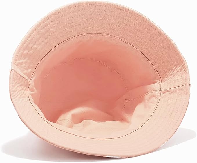 Malaxlx Unisex Bucket Hat Beach Sun Hat Aesthetic Fishing Hat for Men Women Teens, Reversible Double-Side-Wear