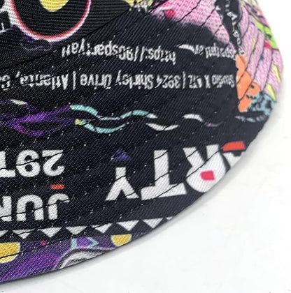 Malaxlx Bucket Hat Beach Sun Hat Fishing Hat for Women Men, Outdoor Travel Reversible Double Side Wear Fisherman Hat