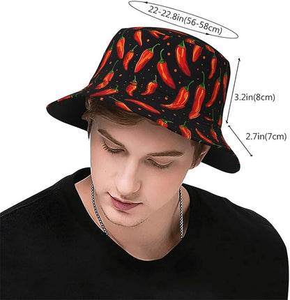 Funny Bucket Hat for Men Women Fashion Unisex Fishing Hat Fisherman Sun Caps Headwear for Outdoor Summer Travel Hiking Beach