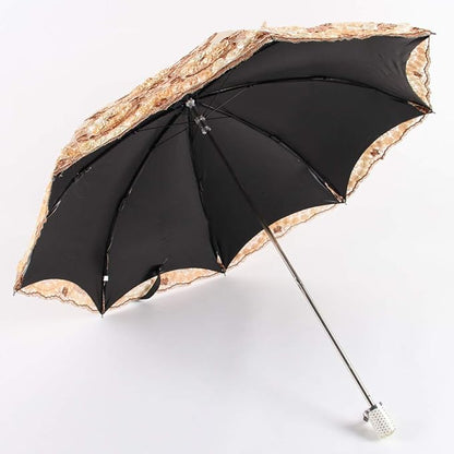 Honeystore Flower Lace Parasols for Wedding Party Lace Bridal Umbrella