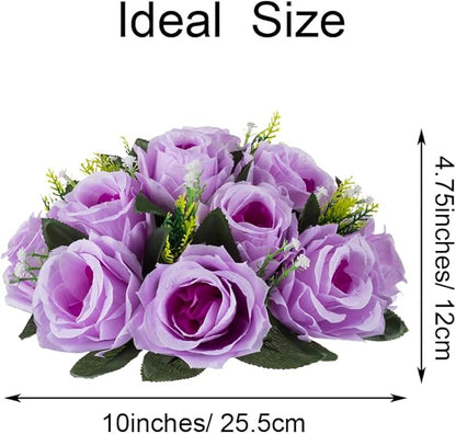 Flower Centerpieces for Wedding Tables: Wedding Table Decorations Lilac Flower Balls Centerpieces for Engagement Cerebration Party Center Pieces 10 Packs