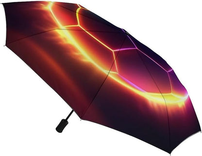 Fashion 3 Fold Sunny Rain Sunscreen Umbrella Portable Automatic Umbrella