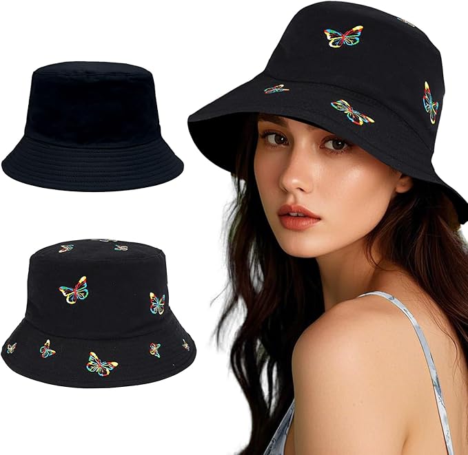 Bucket Hats for Women Man Cute Sun Beach Fisherman Hats