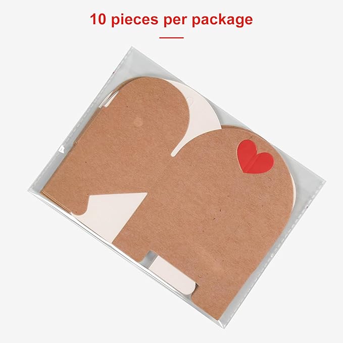 KYXKHSAA Heart Shape Envelope Flower Box, Premium Cardboard Floral Bouquet Packaging, Modern Home Decor Accent Piece, Creative Gift Wrap Container For Valentine’s Day, Wedding, Mother’s Day