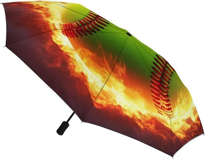 Fashion 3 Fold Sunny Rain Sunscreen Umbrella Portable Automatic Umbrella