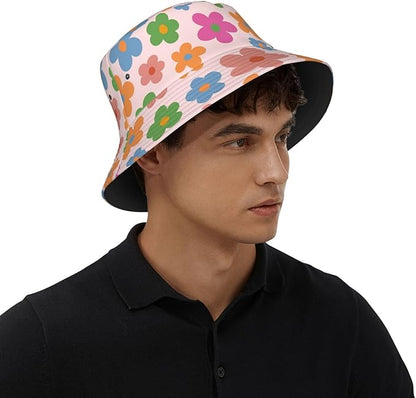 Unisex Bucket Hat Sun Protection Fisherman Hat,Outdoor Sun Hat,Casual Activities Hiking Cap for Women Men Teens