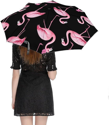 Fashion 3 Fold Sunny Rain Sunscreen Umbrella Portable Automatic Umbrella