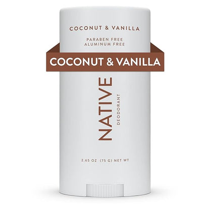 Native Deodorant Contains Naturally Derived Ingredients, 72 Hour Odor Control | Deodorant for Women and Men, Aluminum Free with Baking Soda, Coconut Oil and Shea Butter | Coconut & Vanilla