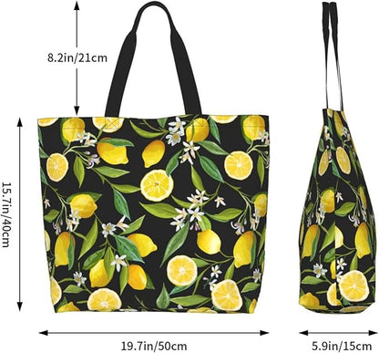 Sunflower Tote Bag For Women, Waterproof Shoulder Bags Big Reusable Grocery Handbag For Shopping Picnic Work Beach