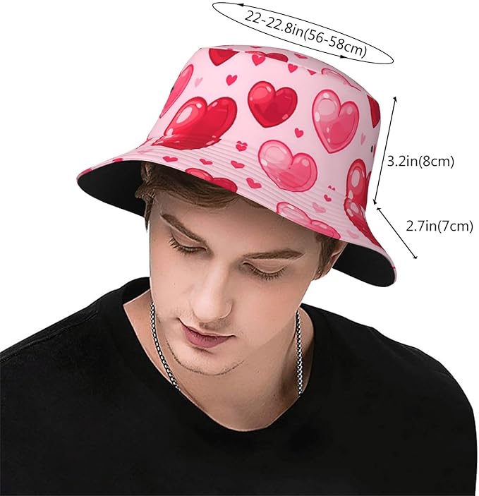 Vintage Clovers Bucket Hat Novelty Sun Hats Trendy Fisherman Cap for Men and Women