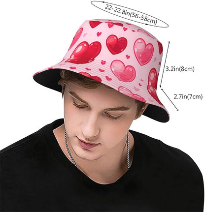 Vintage Clovers Bucket Hat Novelty Sun Hats Trendy Fisherman Cap for Men and Women
