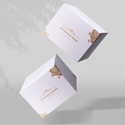 Perfectione Roses 27 Roses in a Box, Mothers Day Rose, Preserved Flowers for Her, Flowers for Delivery Birthday Gifts for Women (Lavender)
