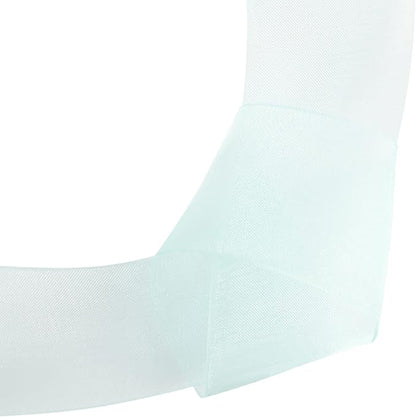 1-1/2 Inch Aqua Shimmer Sheer Organza Ribbon Sheer Chiffon Ribbon 50 Yards-Roll Multiple Colors Available for Gift Wrapping Wedding Events Christmas Décor