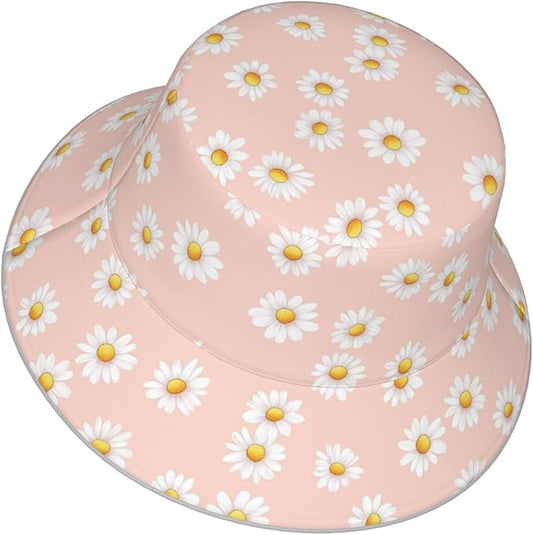Bucket Hat Double-Side-Wear Reversible Sun Hat Beach Travel Hiking for Women Men