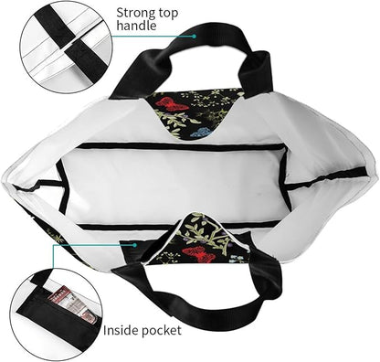 Sunflower Tote Bag For Women, Waterproof Shoulder Bags Big Reusable Grocery Handbag For Shopping Picnic Work Beach