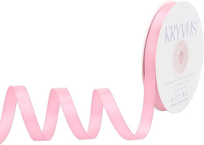 Pink Satin Ribbon, Double Faced 3/8 Inch X 25 Yards, Premium Satin Polyester Ribbon for Gift Wrapping, Crafts, Wedding Decor