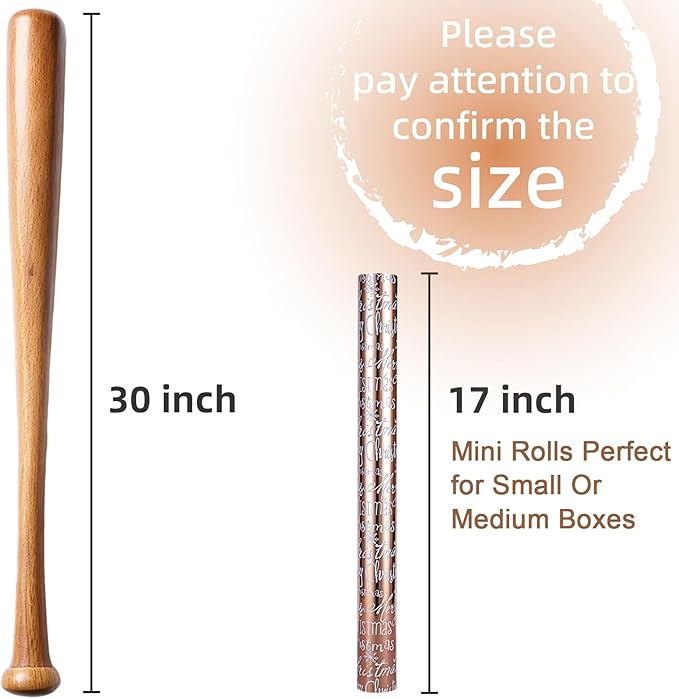 MAYPLUSS Foil Christmas Wrapping Paper - 17 Inch X 33 Feet - Girly Rose Gold MERRY CHRISTMAS Script and Snowflake Girl Winter Gift Wrap Present Paper Roll for Christmas, Holiday, Festive Decoration