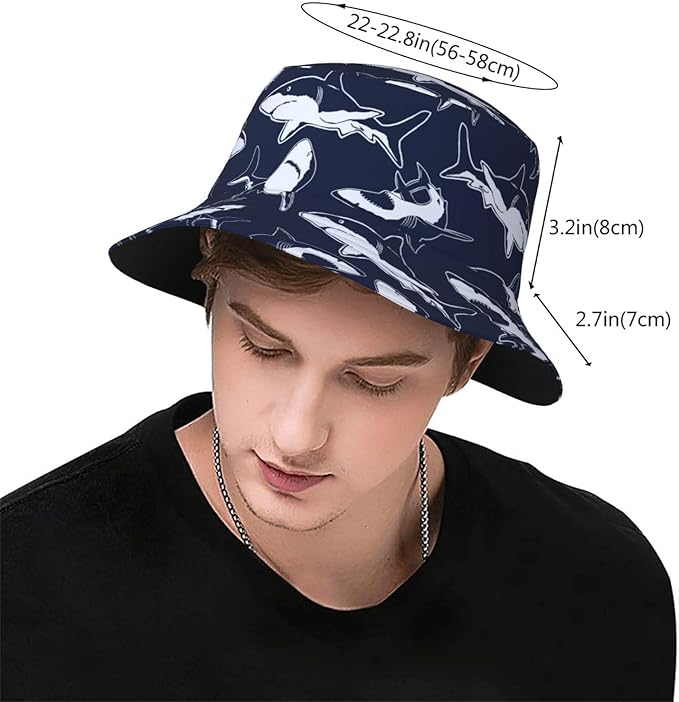 Bucket Hat Summer Beach Fisherman Cap Packable Sun Hats