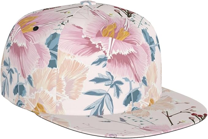 Tulip Flower Baseball Cap for Women Baseball Caps Flower Hat Tulip Baseball Hats Womens Cap for Outdoor