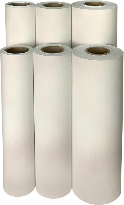 Jillson Roberts Bulk Gift Wrap, Everyday Gift Wrapping Supplies, Pearl Matte Metallic, Full Ream 833 feet x 24 inches