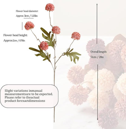 Artificial Hydrangea Flowers Fake Hydrangeas Faux Flowers Bouquet Artificial Plants for Wedding Home Office Decor Excluding vases-（Autumn White 10 PCS）