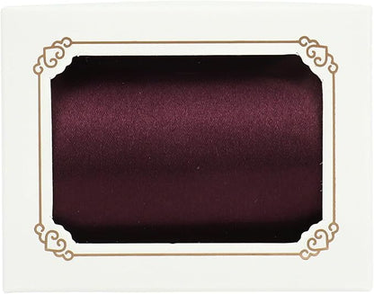 MEEDEE Burgundy Satin Ribbon Lux Double Faced Satin Ribbon 3 Inch Wide Christmas Ribbons by 10 Yards Burgundy Ribbons for Christmas Tree, Weddings, Flower Bouquet, Wreath Bow Making