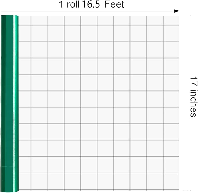Merture Metallic Dark Green Wrapping Paper Roll - 17 In X 16.4 Ft(23.3 sq.ft.) with Grid Cutting Lines