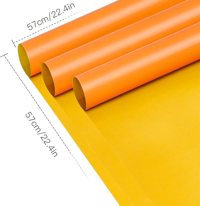 WRAPAHOLIC 20 Sheets Flower Wrapping Paper - 22.4 x 22.4 inch Lemon Yellow Color Water-Resistant Floral Bouquet Wrapping Paper, Florist Supplies Packaging for Fall, Halloween, Wedding Birthday Gift DIY