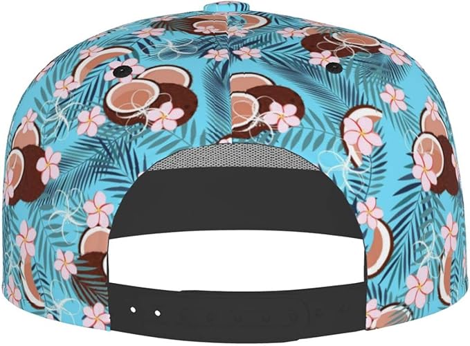 Floral Hawaiian Baseball Hat Adjustable Tropical Flower Snapback Hats Baseball Caps for Women Men