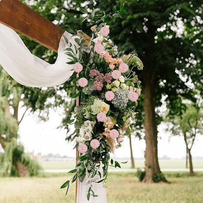Artificial Flowers, 100pcs Realistic Artificial Rose for DIY Wedding Bouquets Centerpieces Arrangements, Pink Dahlia Flowers with Stem for Bridal Shower Party Home Decorations