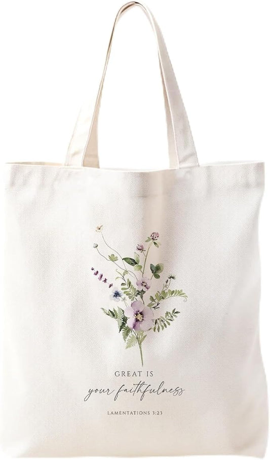 Christian Tote Bag, Christian tote Bag for Women, Bible tote bag, Bible Tote Bags for Women, Foral Tote Bag