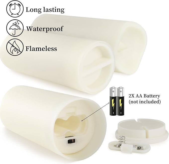 144-Pack LED Flameless Candles with Remote Control - Festival Essentials, Turn On The Light of Warm Colors, Home Decoration, Party, Romantic Date(Three Sizes).