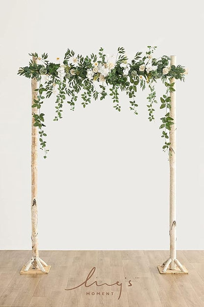Ling's moment Artificial Flowers 25Pcs Elf Green Roses Decor w/Stems,3" Real Touch DIY Foam Floral for Wedding Bouquet/Centerpieces, Outdoors Party Backdrop, Room/Table, and Garden/Pot Decorations