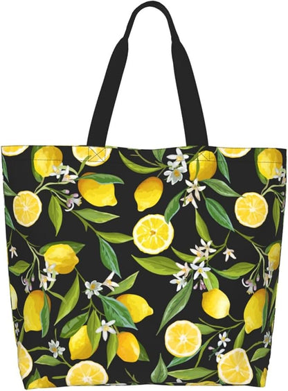 Sunflower Tote Bag For Women, Waterproof Shoulder Bags Big Reusable Grocery Handbag For Shopping Picnic Work Beach