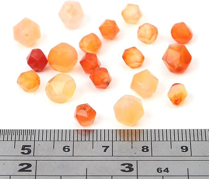 Faceted Natural Sunstone Stone Round Beads 6mm 36cm/Strand for Jewelry Making