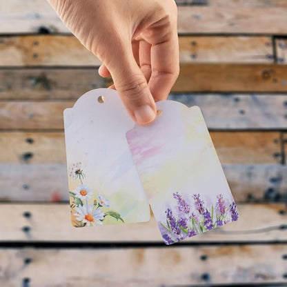 Summer-Ray 48pcs in 4 Designs Adorable Medley Floral Gift Tags for All Occasions