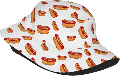 Bucket Hat for Women Men, Summer Print Hat Travel Packable Sun Cap Outdoor Hat for Women and Men