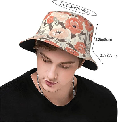 Bucket Hats Fashion Sun Cap Packable Outdoor Fisherman Hat for Women and Men Travel