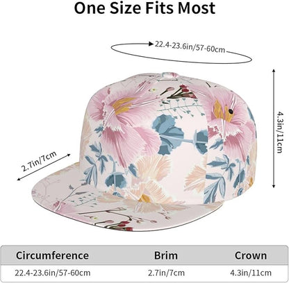 Tulip Flower Baseball Cap for Women Baseball Caps Flower Hat Tulip Baseball Hats Womens Cap for Outdoor