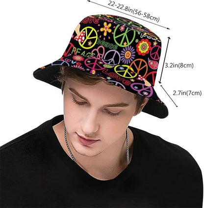 Bucket Hat Sun Beach Packable Fisherman Cap for Women Men Summer Outdoor Hiking