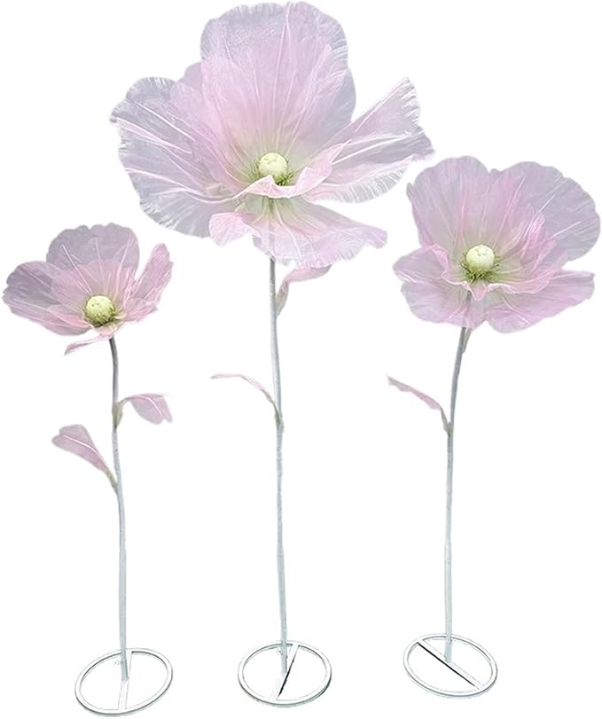 Giant Flower Decoration for Wedding Background, Party Decoration, Birthday Party, Photography Props, Shop Window Props, Banquet, Stage, Mall Display (Pink B)