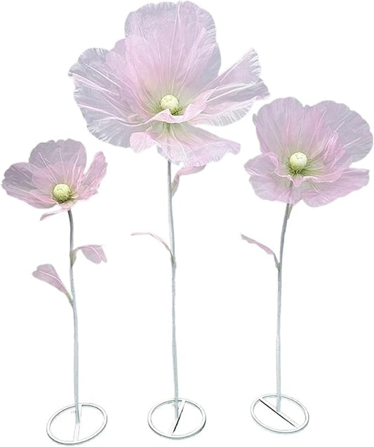 Giant Flower Decoration for Wedding Background, Party Decoration, Birthday Party, Photography Props, Shop Window Props, Banquet, Stage, Mall Display (Pink B)
