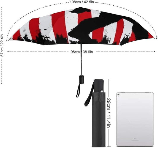Fashion 3 Fold Sunny Rain Sunscreen Umbrella Portable Automatic Umbrella