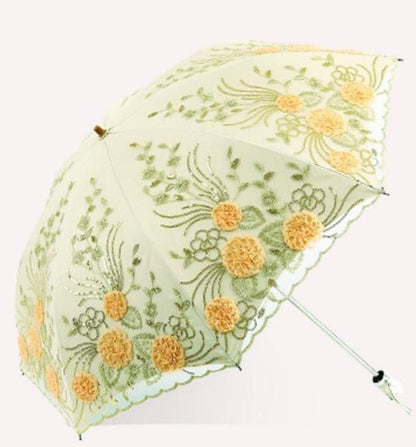 Honeystore Flower Lace Parasols for Wedding Party Lace Bridal Umbrella