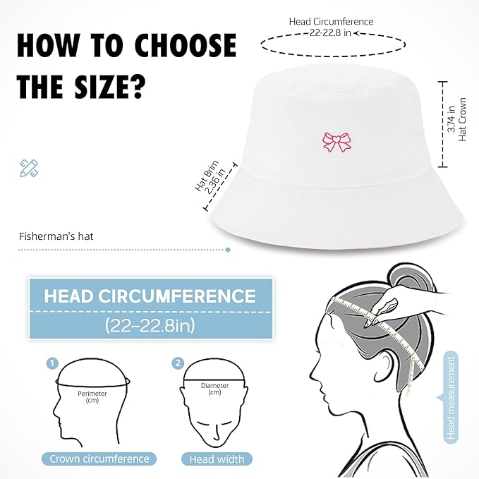 Fashion Embroidered Bucket Hat Cotton Summer Beach Sun Hat for Women Men Teen