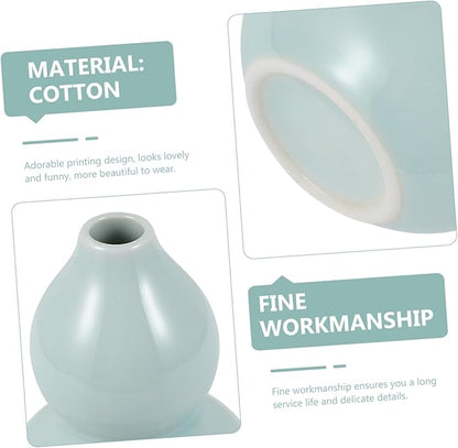 Cabilock Flower Container Desktop Decor Decorative Vase for Home Office Restaurant Ceramic Vase Unique Shape