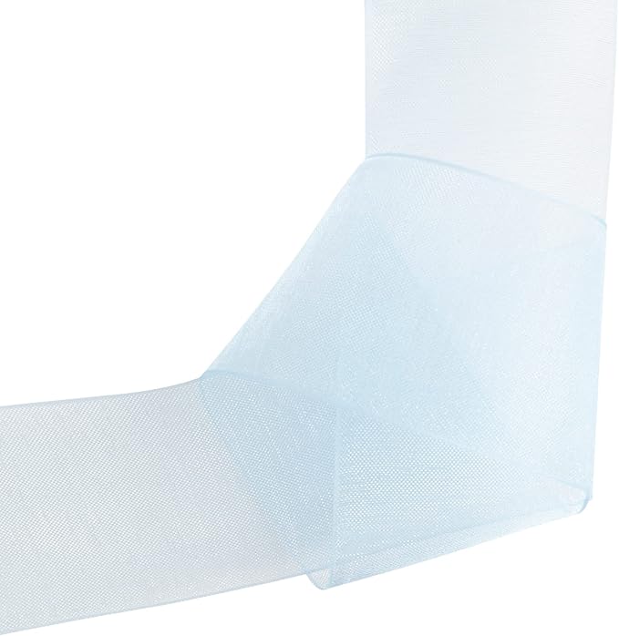 1-1/2 Inch Copen Shimmer Sheer Organza Ribbon Sheer Chiffon Ribbon 50 Yards-Roll Multiple Colors Available for Gift Wrapping Wedding Events Christmas Décor