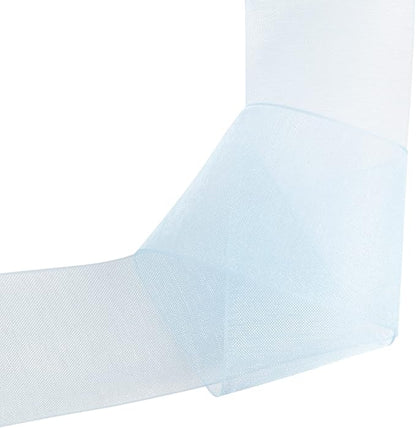 1-1/2 Inch Copen Shimmer Sheer Organza Ribbon Sheer Chiffon Ribbon 50 Yards-Roll Multiple Colors Available for Gift Wrapping Wedding Events Christmas Décor